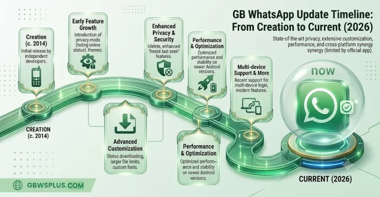 GB WhatsApp Update Timeline From Creation to Current (2026)