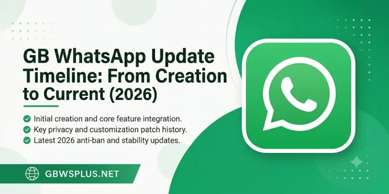 GB WhatsApp Update Timeline From Creation to Current (2026)