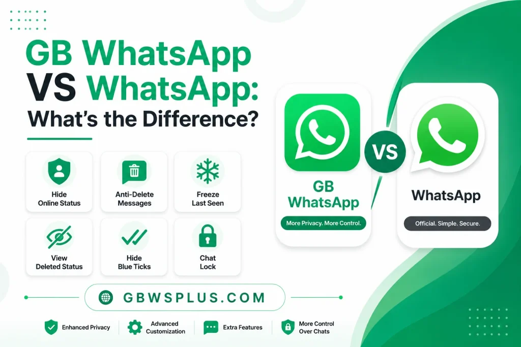 GB WhatsApp VS WhatsApp What’s the Difference