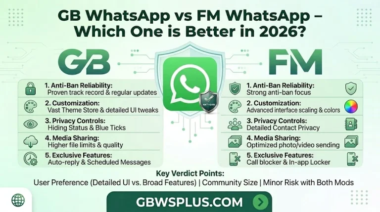 GB WhatsApp vs FM WhatsApp Which One is Better in 2026