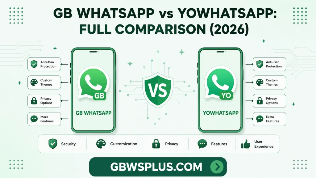 GB WhatsApp vs YoWhatsApp Full Comparison (2026)