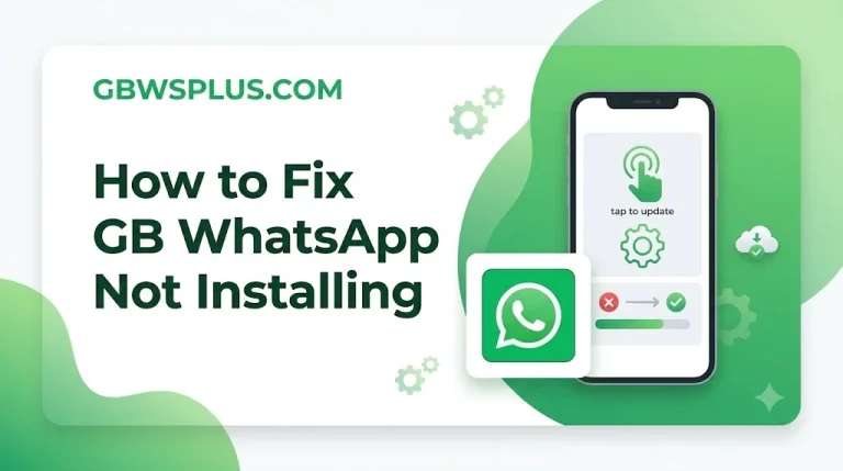 How to Fix GB WhatsApp Not Installing